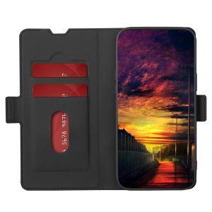 Twill Texture iP 11 Pro PU Leather Flip With Card Slot Cover – Black