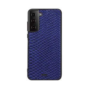 Kajsa Snake Pattern Cover S21 Plus – Blue