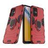 Ring Kickstand Rugged Protective Cover for Redmi 12C - Red