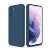 Silicone Silky Samsung Galaxy S21+ Cover Logo - Blue