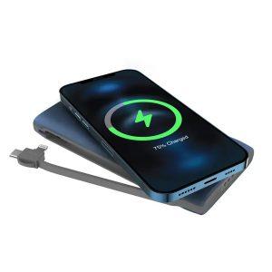 Powerology Wireless 10000mAh Power Bank 15W PD 20W – Blue (PPBCHA10)