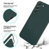 Silicone Silky Samsung Galaxy S21+ Cover Logo - Green - Image 2