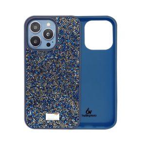 The Bling World iP 13 Pro Crystal Cover – Blue