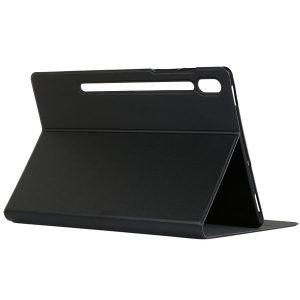 ENKAY Leather Tri-fold Stand Cover for SAM Tab S6/SEe (T860/T865) – Black