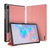 DUX DUCIS Domo Series Tri-fold Stand Leather Cover Samsung Galaxy Tab S6 - Pink