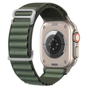 Mutural Alpine Nylon Loop Series for Apple Watch 42/44/45/49mm – Green