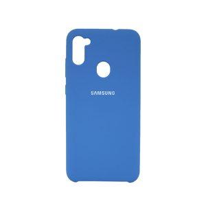 Silicone SAM A11 Cover Logo – Blue