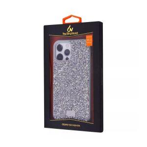The Bling World iP 13 Pro Crystal Cover – Silver