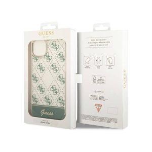 Guess 4G Electro Script Hard Cover for iP 14 – Kaki (GUHCP14SHG4MHA)