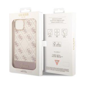 Guess 4G Electro Script Hard Cover for iP 14 – Pink (GUHCP14SHG4MHP)