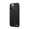 BMW iP 13 Pro PU Triangles Tricolor Line Cover - Black