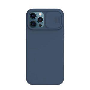 NILLKIN Camshield Magnetic Silicone Cover iP 12 Pro Max – Blue