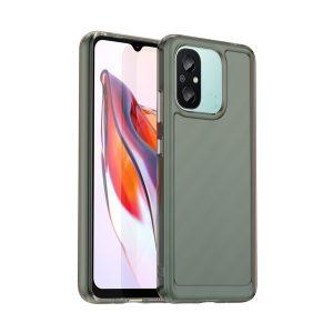 Candy Series Redmi 12C TPU Cover – Transparent Gray