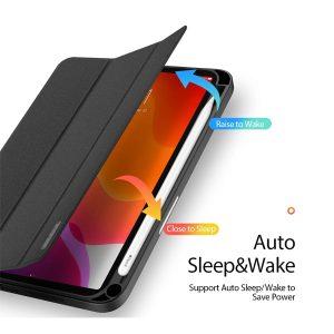 DUX DUCIS Domo Series Tri-fold Stand Leather Cover iPad Mini 6 (2021) – Black