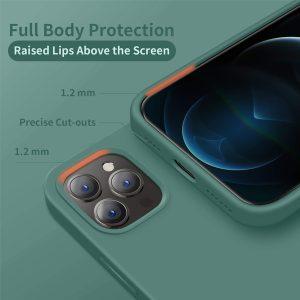 Cosyu King Silicone iP 12 Pro Max Cover – Green