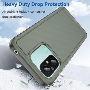 Candy Series Redmi 12C TPU Cover – Transparent Gray