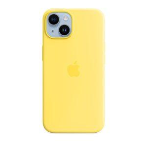 Silicone Magsafe Logo Cover iP 14 HC – Yellow