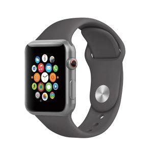 Porodo iGuard Silicone Sport Loop iWatch Band 42/44mm – Gray