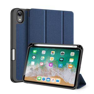 DUX DUCIS Domo Series Tri-fold Stand Leather Cover iPad Mini 6 (2021) – Blue