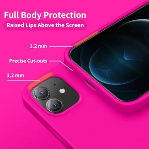 Cosyu King Silicone iP 12 Pro Max Cover – Pink