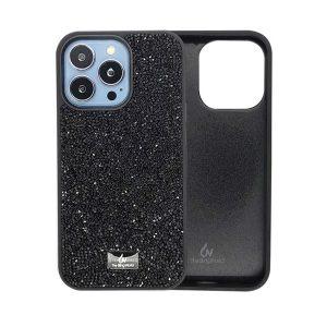 The Bling World iP 13 Pro Crystal Cover – Black