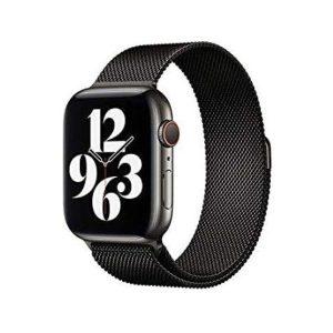 WIWU Minalo Stainless Steel Watchband for iWatch 38/40mm – Black