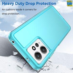 Candy Series Redmi Note 12 Pro+ 5G TPU Cover – Transparent Blue