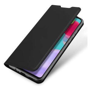 DUX DUCIS Skin Pro Series Leather Cover for SAM A03s  – Black