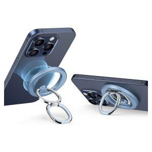 ESR Halolock Ring Holder Kickstand Compatible With MagSafe – Blue