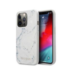 Guess Marble iP 11 Pro Cover – White