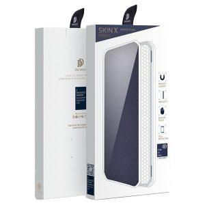 DUX DUCIS Skin Pro Series Leather SAM A02S Cover  – Blue