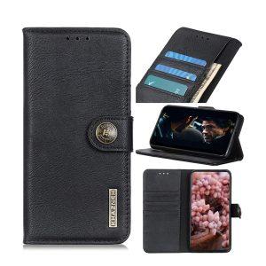 KHAZNEH Leather SAM A32 5G Cover with Wallet – Black