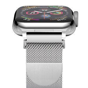 USAMS Milanese Stainless Steel Watchband + Cover for iWatch 38/40mm  – Silver