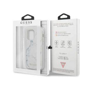 Guess Marble iP 11 Pro Cover – White