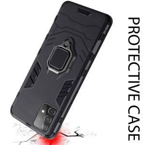 Ring Kickstand Rugged Protective SAM A53 5G Cover – Black