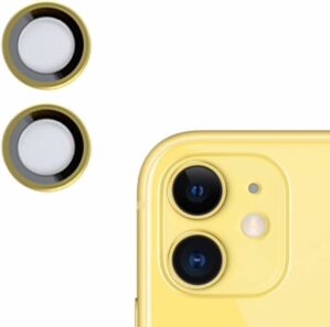 Green Camera Protector for iP 11/12 -  Yellow