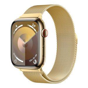 USAMS Milanese Stainless Steel Watchband + Cover for iWatch 38/40mm  – Gold