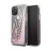 Karl Lagerfeld iPhone 11 Pro Signature Liquid Glitter Cover - Rose Gold - Image 2