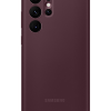 EF-ZS908 Samsung Galaxy S22 Ultra Clear View Cover - Burgundy - Image 3