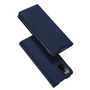 DUX DUCIS Skin Pro Series Leather SAM A02S Cover  – Blue