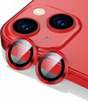 Green Iron Camera Lens Protector iP 13/13 Mini – Red