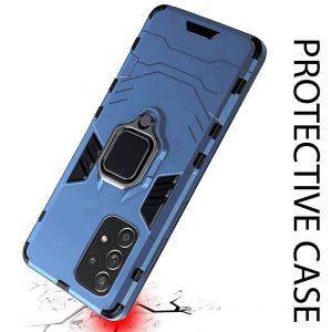 Ring Kickstand Rugged Protective SAM A53 5G Cover – Blue