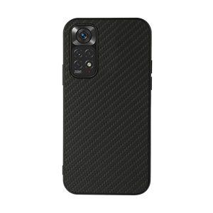 Carbon Fiber Texture Cover Redmi Note 11/11s – Black
