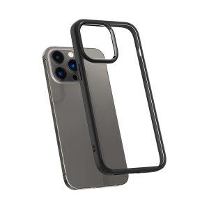 Spigen Crystal Hybrid Cover for iPhone 12 / 12 Pro – Matte Black (ACS01703)