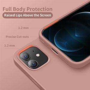 Cosyu King Silicone iP 12 Cover – Burgundy