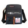 HAOSHUAI Fashion Crossbody Nylon Sports Bag - Dark Blue