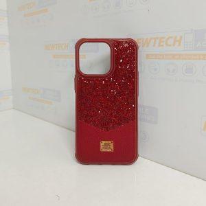 Encase iP 13 Pro Glitter Axe Series Cover – Red