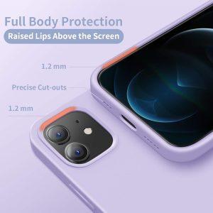 Cosyu King Silicone iP 12 Cover – Purple