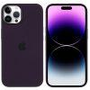 Silicone Magsafe Logo Cover iPhone 14 Pro Max HC - Purple