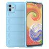 Magic Shield TPU + Flannel Cover for Samsung Galaxy A04 - Baby Blue